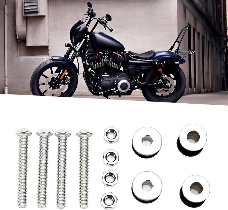 KASIMT Quick Release Luggage Racks Sissy Bar Docking Hardware Kit Fits for Harley H-D Sportster XL Detachable Sissy Bar 2004-2020 - Image 2